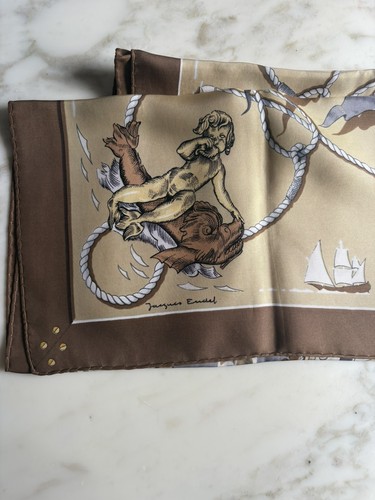 Carré soie hermes vintage - carré,