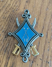 Insigne 10° Régiment des Hussards  /   Fraisse Paris G 2780     /BB93