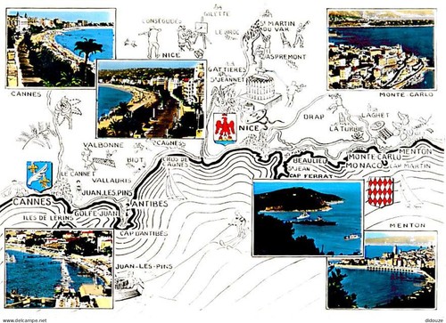 Carte postale alpes - postale, 06