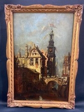 Tableau huile sur panneau - , xixe