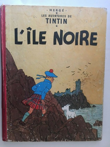N426 tintin île noire - l'île,