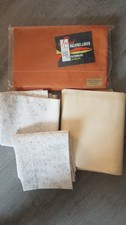 Drap plat "rouille" + drap