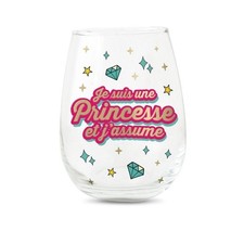 VERRE ROND TRANSPARENT HUMOUR