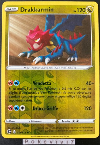 Carte pokemon drakkarmin - carte,