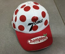 CASQUETTE CAP VELO 7EM TOUR DE FRANCE MAILLOT A POIS CHAMPION VIRENQUE 2004
