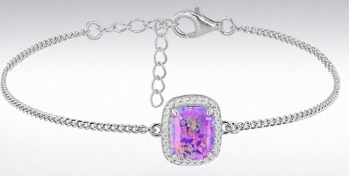 Bracelet halo opale - bracelet, en