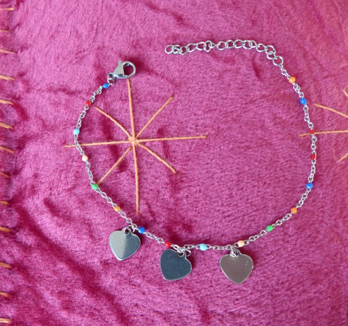 Bracelet fin argenté bohème