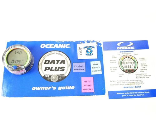 Oceanic data plus - data, nitrox