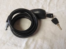 Cadenas antivol avec 2 clés pour vélo, cyclomoteur