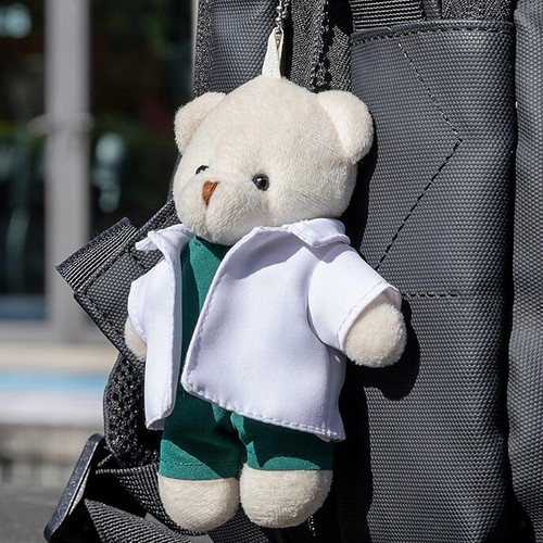 Peluche ours docteur - jouet, en