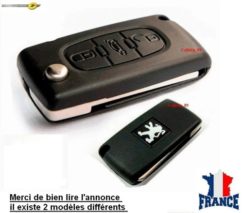 Coque clé pour - peugeot, 107