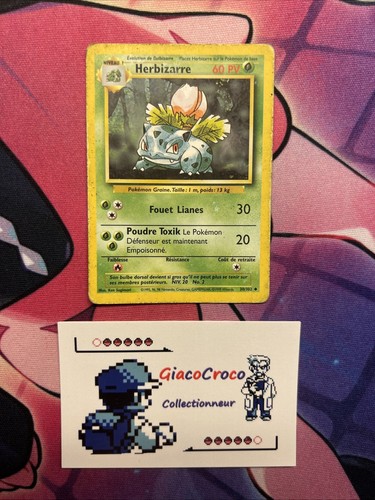 Carte pokemon herbizarre - pokemon,