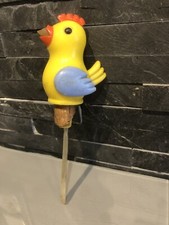 Bouchon verseur doseur vintage poule poussin oiseau jaune