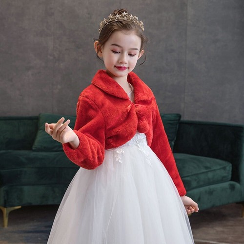 Filles enfants fausse fourrure - fausse,