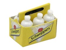 Maison De Poupée Carton Caisse De Tonic Water Accessoire De Pub Boutique Bar