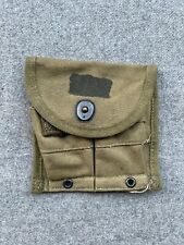 POUCH CARTOUCHIÈRE CARABINE US M1 AMÉRICAIN 1944 NORMANDIE D DAY GI USA WWII WW2