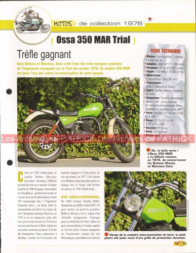 Ossa 350 mar trial 1976 - mar,