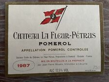 Étiquette Château La Fleur
