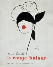 VINTAGE POSTER ROUGE BAISER