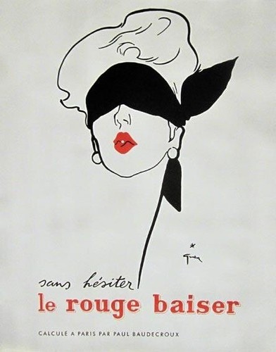Vintage poster rouge - vintage,