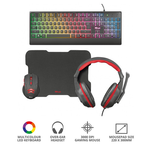 Pack gaming trust ziva 1 - ziva, en
