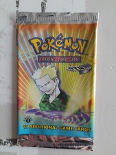 Booster Pokémon VIDE/EMPTY - Gym Heroes Edition 1 - Illustration Major Bob - US