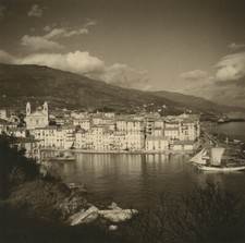 Corse. Vue de Bastia. Voilier. Années 30.