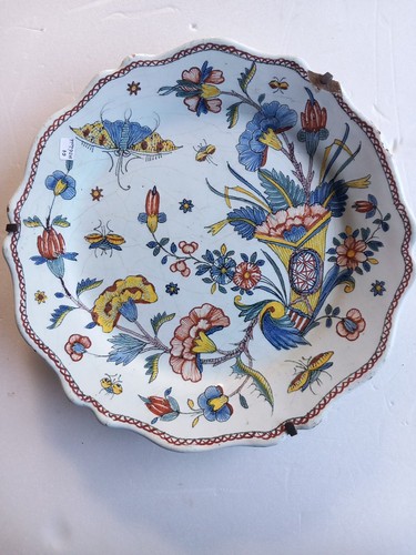 Superbe assiette rouen - assiette,