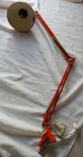 Lampe architecte vintage Ledu type 221 – Made in Sweden – Orange 1970’s