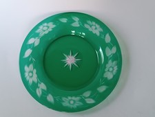 **Assiette en verre soufflé