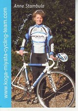 CYCLISME  carte cycliste ANNA