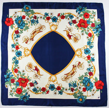 Magnifique foulard vintage "