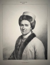 ROUSSEAU Portrait LITHOGRAPHIE