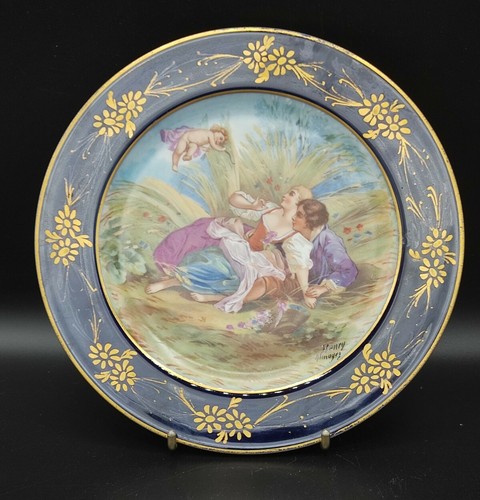 Assiette ancienne porcelaine