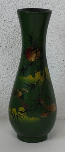 Vase laque peint - vase, cm