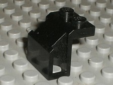 Lego black plate - plate, 1x2
