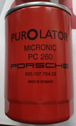 Porsche filtre huile rouge - porsche,