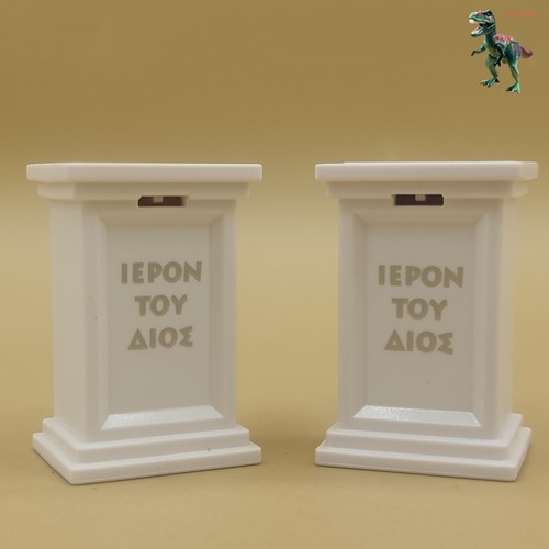 Playmobil piédestal blanc - x2,