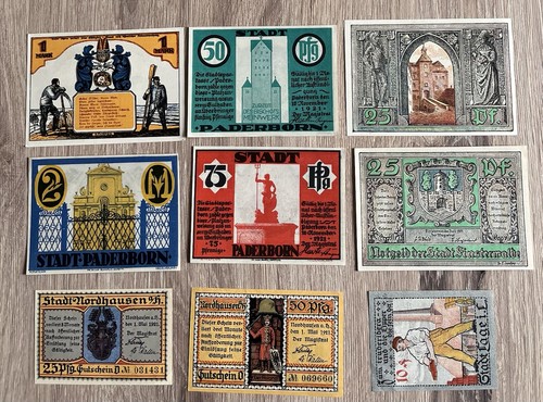 Lot billets allemand - 15,