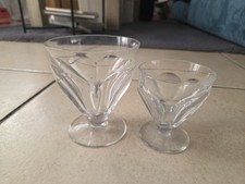 Lot verres cristal - de,