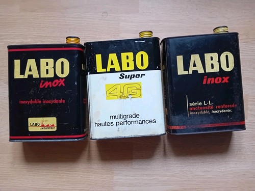 Anciens bidons huile labo - 3,