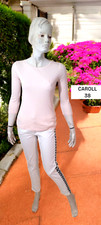Caroll Taille 38  Superbe haut top tee shirt manches longues rose pastel