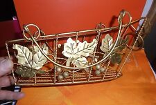 Panier à Bouteille de Vin Champagne ou Crément à la Treille de Vigne Raisin Fer