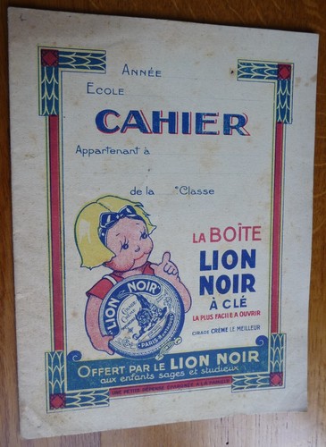 Ancien protège cahier - ancien, protège-cahier