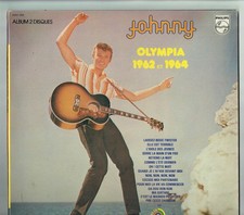 2 x 33T Johnny HALLYDAY Vinyles LP 12" OLYMPIA 1962 et 1964 - PHILIPS 6680 268