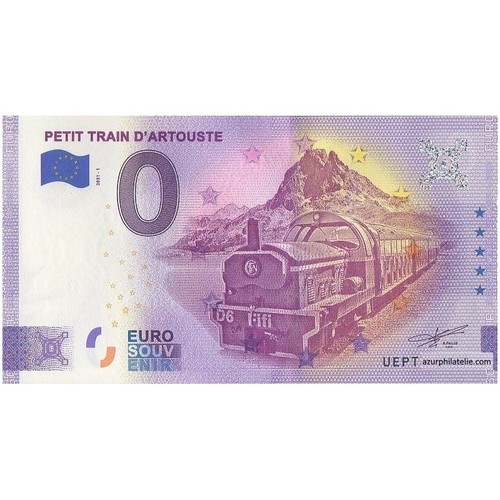 Billet souvenir petit - -,