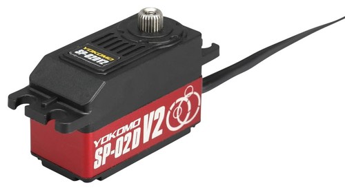 Servo numérique rouge profil