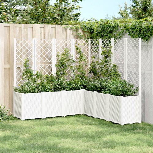 Jardinière avec treillis pot - treillis,