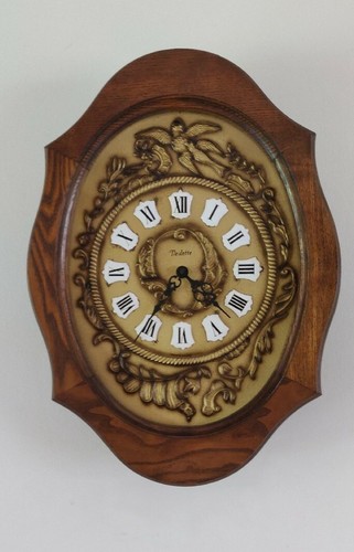 Horloge murale vintage - vintage, bois