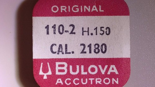 Roue montre bulova accutron - x1,